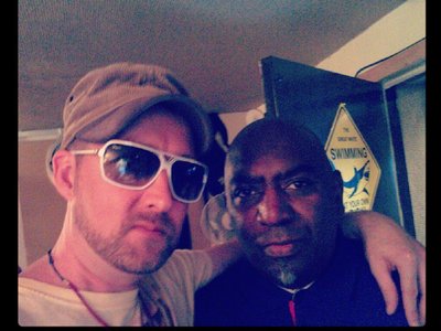 In Francesco Mendolia's studio from Incognito and Winston Blissett from Massive attack for ROXY5000