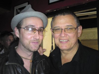 Myself and Tim Cansfield from The bee-gees and Stevie Winwood. 