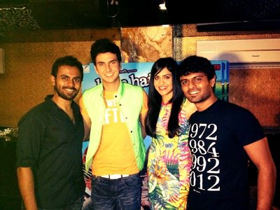 With the actors of HHRCK!