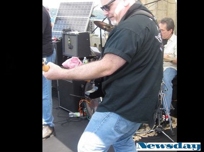 Newsday covers Joe Rock and The All Stars at the 2012 Huntington Lighthouse Music Festival