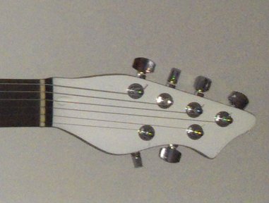 The 'Mysterion' guitar, a rebuild for Amoeba Starfish by Phil Ogison