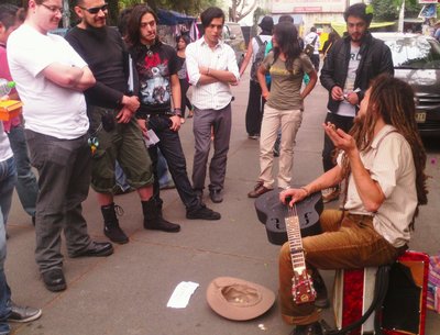 Playing music in Mexico