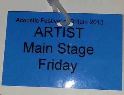 Great day out at the AFB (Acoustic Festival of Britain)