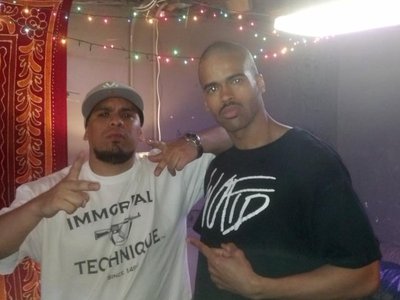 truly a honor to share the stage with Immortal Technique! @ Jefferson Theater Charlotesville VA 