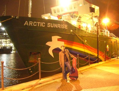 Playing the GREEN PEACE ARTIC SUNRISE!