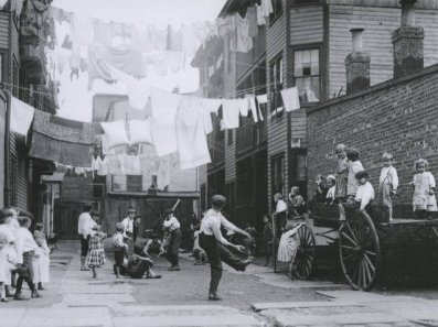 Lower East Side Baseball game the 1930's