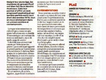 Article PLoZ Journal de Montréal