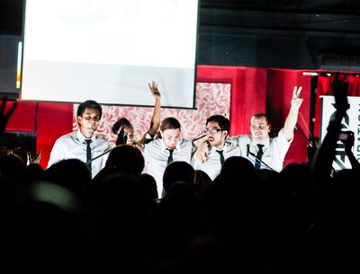 At the launch of "An Album"