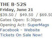 B-52 show