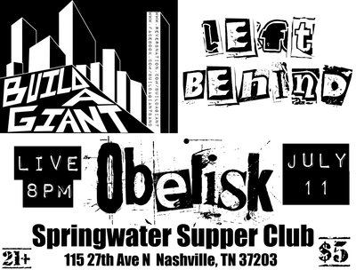July 11th @ Springwater Supper Club in Nashville, TN