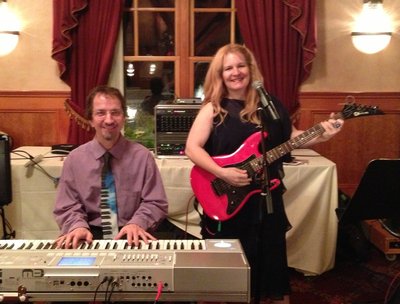 Ralph & Julie playing as  Moon Glow Jazz Duo at the Billerica Cat Care Coaltion Chocolate Tasting
