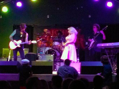 Opening for the legendary Johnny Winter at Juanitas Cantina in Little Rock 6/21/2013