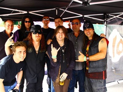 Madman's Lullaby at Bone bash right before going on with the Bone crew