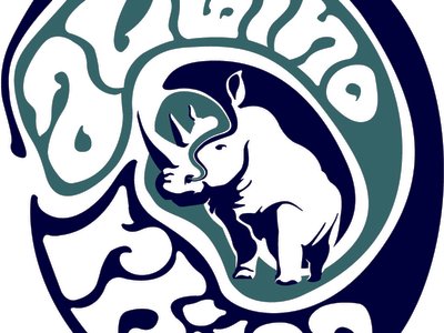 Albino Rhino logo art by Daniel Morgan