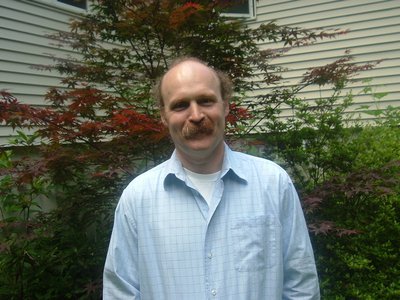 Bob Moore, backyard photo
