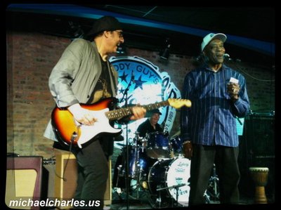 Michael Charles with Buddy Guy at "Buddy Guy's Legends" Chicago, Illinois USA June 08, 2013