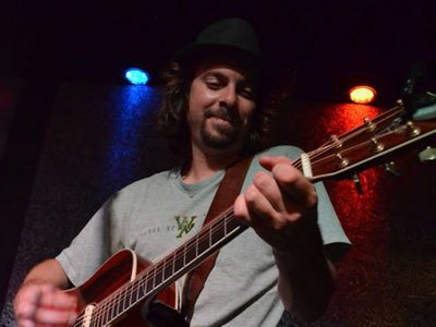 Dan at one of our favorite venues, the Hotspot in Waynesboro, VA