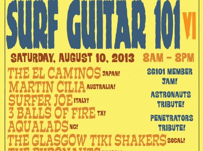 SURFGUITAR 101 Convention  August 3rd  Los Alamitos, CA