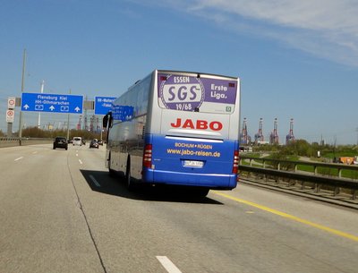 Half way through the tour, my bus finally showed up in Hamburg!