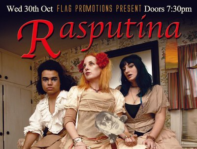 Appearing with Rasputina on 30th October 2013