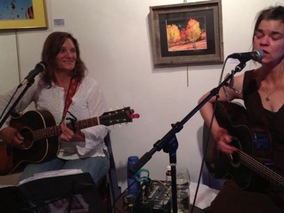 With Kate Mann, Black Mesa Winery, June 2013