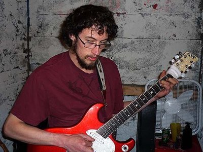 Tristan Cargnell - guitarist for 'Slag Heap'