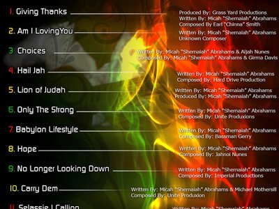 TRACK LISTING
