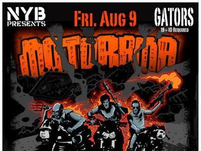 Motorama, Injectors, Wett Stilettos at Gators, Friday, August 9th, 2013