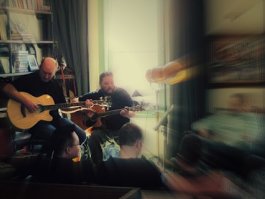 Chris Nickey and his Acoustic Guitar photo