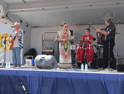 On stage!