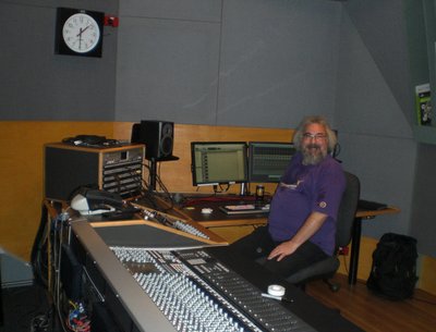 Chris Thompson @ mixing desk ABC