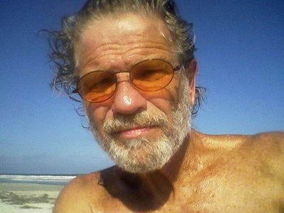 Mike on St. Augustine Beach after body surfing