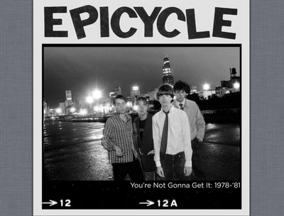 EPICYCLE album cover for 1978 to 1981 LP Compilation on Hozac Records