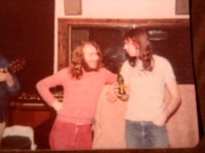 sleepy john and tom taking a break from recording 1978