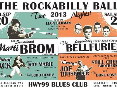 26th annual Rockabilly Ball in Downtown Seattle 9/20/13 at the Highway 99 Blues Club