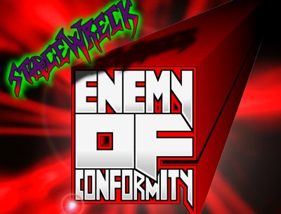 Cover-Art for our debut e.p. "Enemy of Conformity"