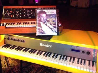 The BEST keyboard rig a guy could ask for! Rhodes Mark 7 and the 1971 Minimoog!
