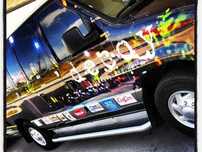Our tour van