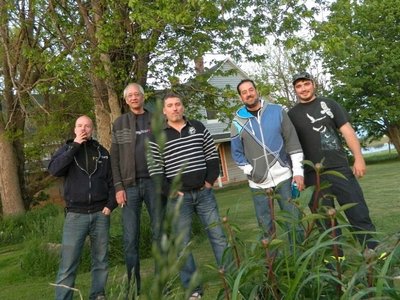 Jamie Williams, mike Frontin, Brad White, Kevin Golding, Matt OConnor. PEI recording Many Roads