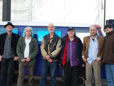 The Rhythm Section backstage at The Stade in hastings
