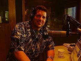 at KCBI doing interview of Afternoon Music Marathon