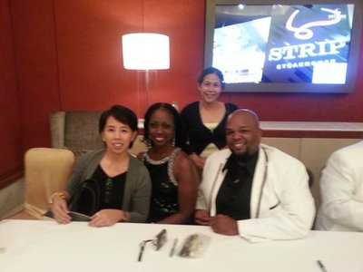 autograph signing after the show @ Solaire Casino