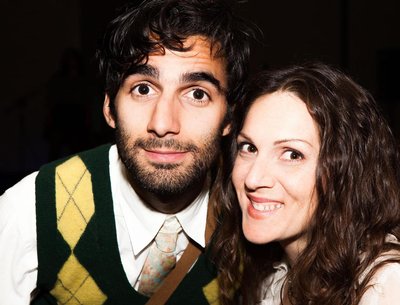 Luca Fiore & I at Art for Awareness - 2013