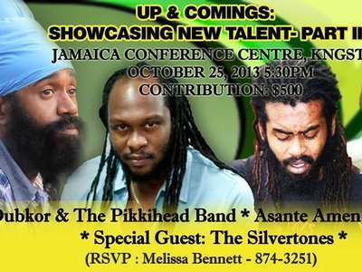 Live@ Jamaica Conference Centre, Downtown, Kgn on October 25, 2013@ 5:30pm Kazam with Special Guest:
