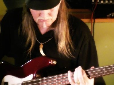 Playing bass