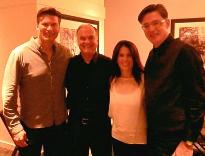 From left, NHL great Craig Simpson, Orest Warchola, Figure Skater Jamie Sale and Terry Jorden
