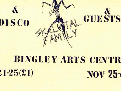 Ticket for Bingley Arts Centre 1982