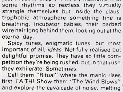 Zig Zag Burning Oil review 1984