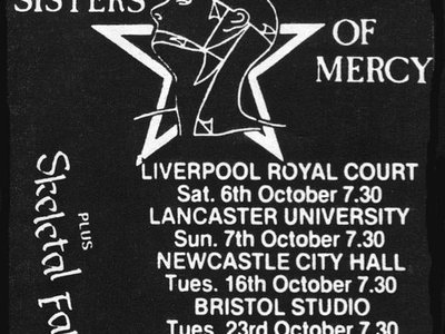 Sisters of Mercy Flyer 1984