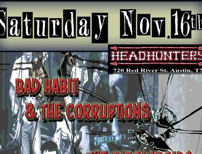 Sat. Nov. 16th @ Headhunters